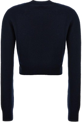 (W) MIU MIU 修身长袖针织毛衣 海军蓝logo设计 MML809-13K1-F0008 -S-232 Lookbook (W) MIU MIU 修身长袖针织毛衣 海军蓝logo设计 MML809-13K1-F0008 -S-232