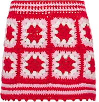 (Women) MIU MIU Slim Fit Cropped Mini Skirt Red Color. MMG372-1Z37-F0SJM (Women) MIU MIU Slim Fit Cropped Mini Skirt Red Color. MMG372-1Z37-F0SJM