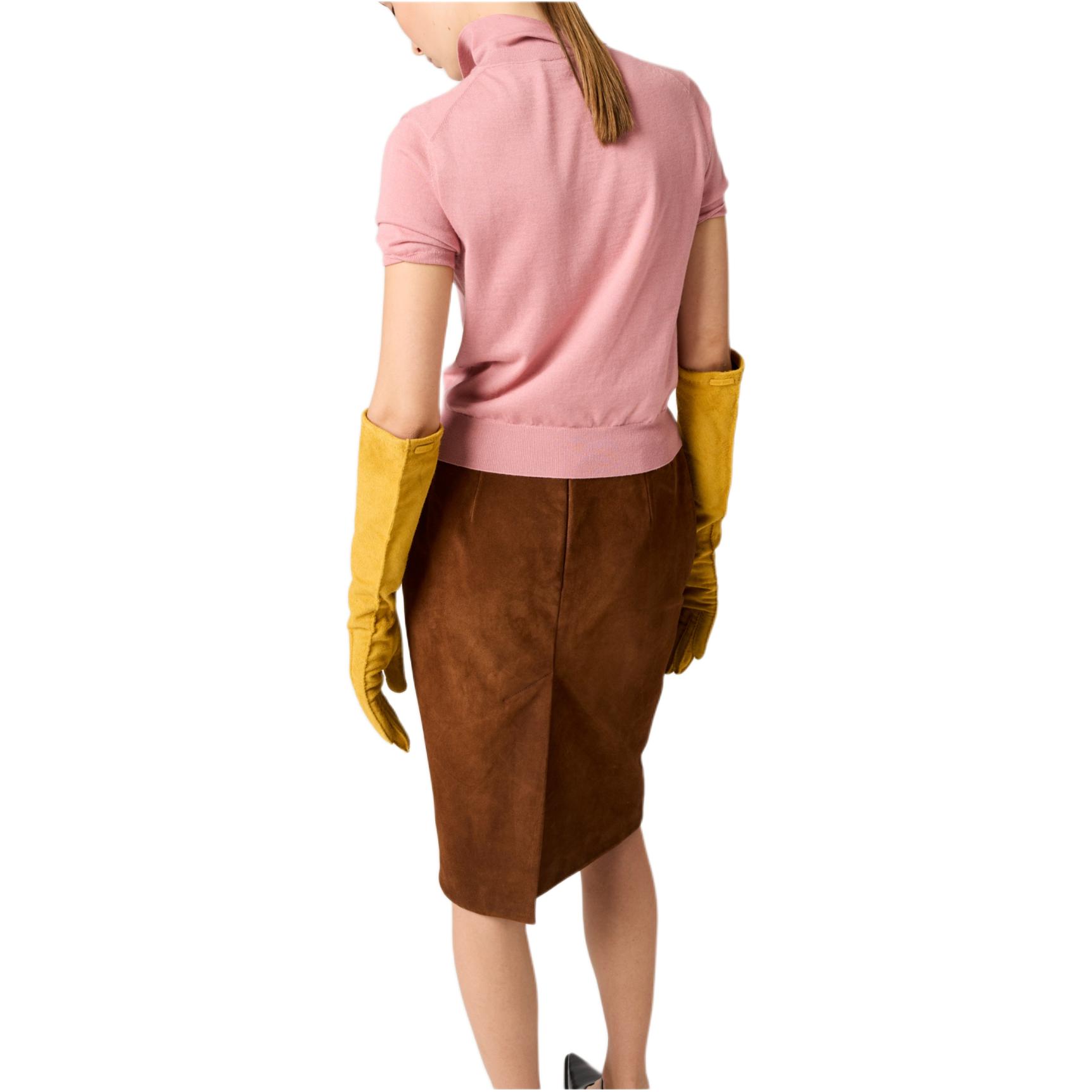 Purchase (W) MIU MIU Slim Fit Polo Shirt dengan Logo - Ungu Muda. MML997-15RN-F0203-S-OOO