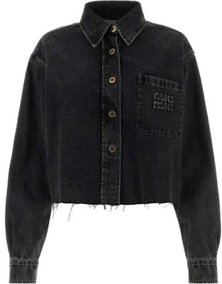 (W) MIU MIU 黑色長袖外套帶胸袋 GWB186-115V-F0002-S-232 Buy (W) MIU MIU 黑色長袖外套帶胸袋 GWB186-115V-F0002-S-232