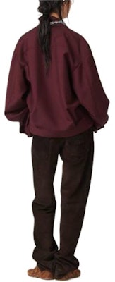 (Women) MIU MIU Solid Color Zip-Up Long Sleeve Jacket in Deep Red. ML1041-12I1-F0399-S-OOO Purchase (Women) MIU MIU Solid Color Zip-Up Long Sleeve Jacket in Deep Red. ML1041-12I1-F0399-S-OOO