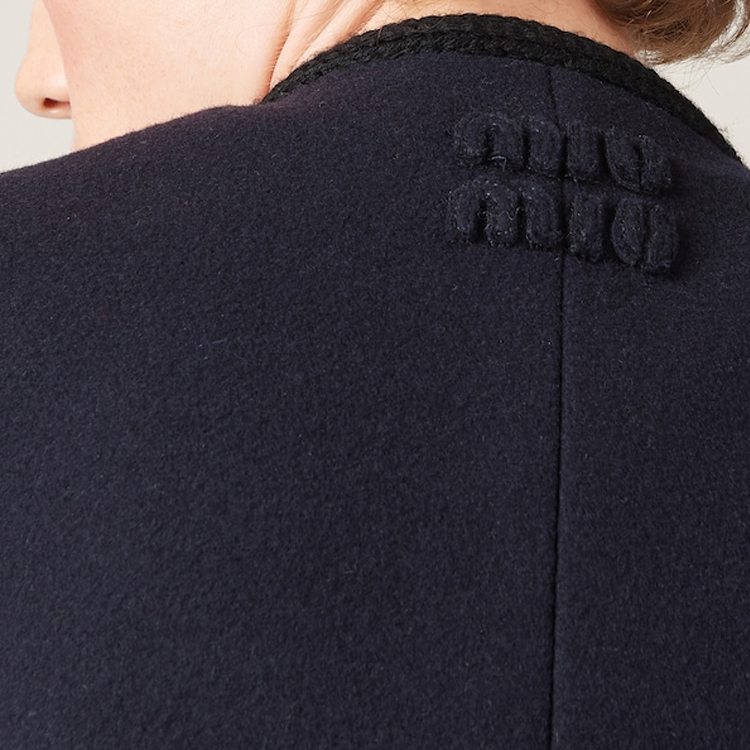 Purchase (W) Chaqueta Azul Marino de Botón Simple MIU MIU. MH1875-12U5-F0008-S-232