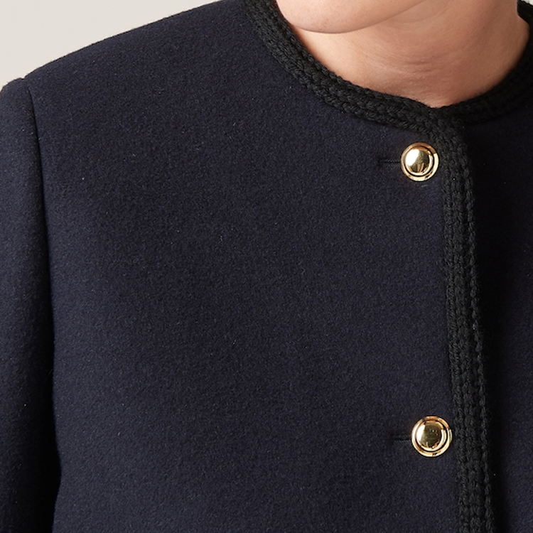 Details for (W) Chaqueta Azul Marino de Botón Simple MIU MIU. MH1875-12U5-F0008-S-232