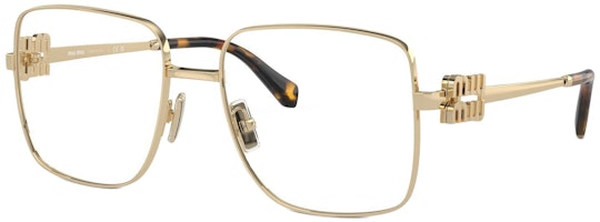 (Women) MIU MIU Square Optical Glasses with Lettered Temples - Multi-color OMU51XV (Women) MIU MIU Square Optical Glasses with Lettered Temples - Multi-color OMU51XV