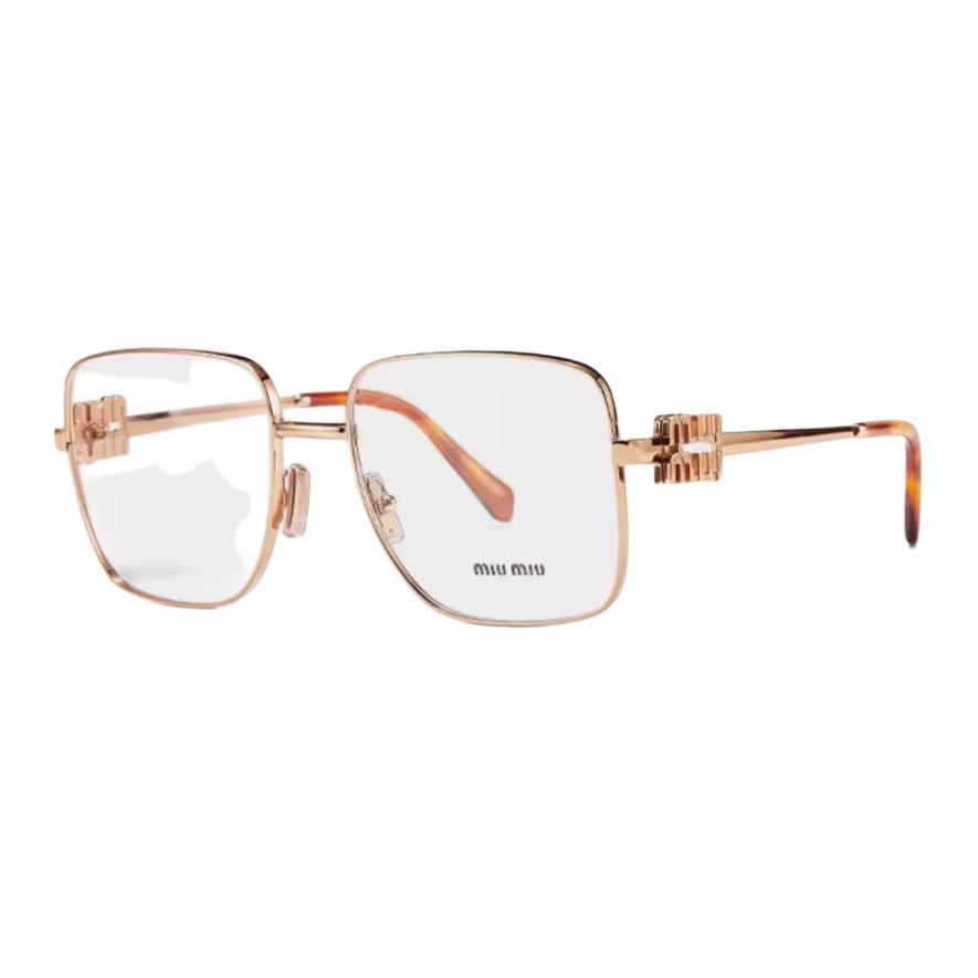 Details for (W) 미우미우 사각 옵티컬 안경 레터링 템플 - 멀티컬러 OMU51XV