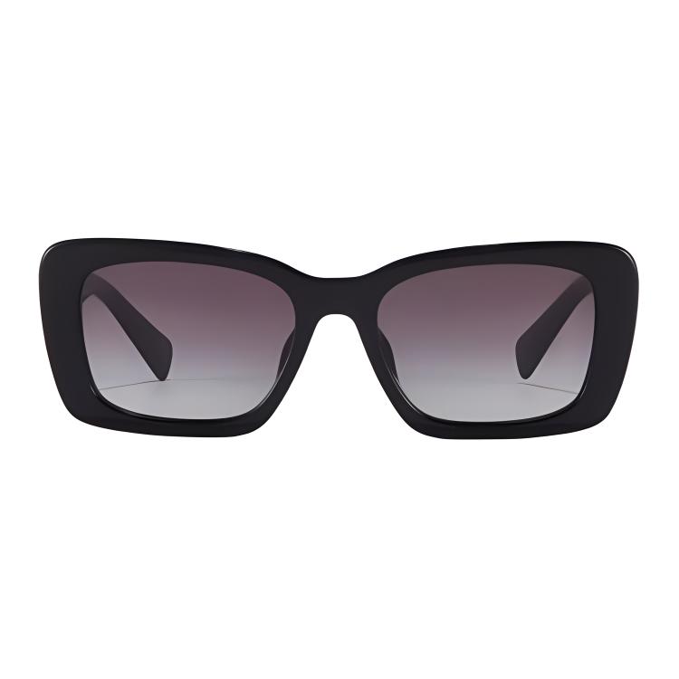 (Women) MIU MIU  Square Sunglasses Black/Pink/White/Tortoiseshell with Logo Detail 07YS