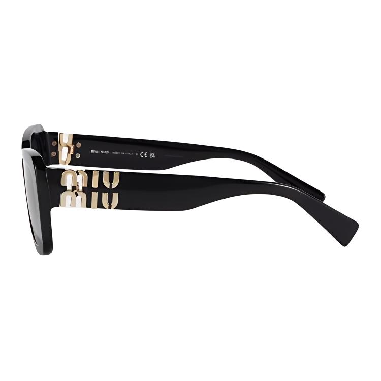 (Women) MIU MIU  Square Sunglasses Black/Pink/White/Tortoiseshell with Logo Detail 07YS 圖 3