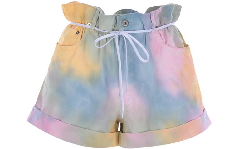 Order (W) MIU MIU SS22 Shorts Tie-Dye Degradado en Denim. GWP427-10K1-F0055