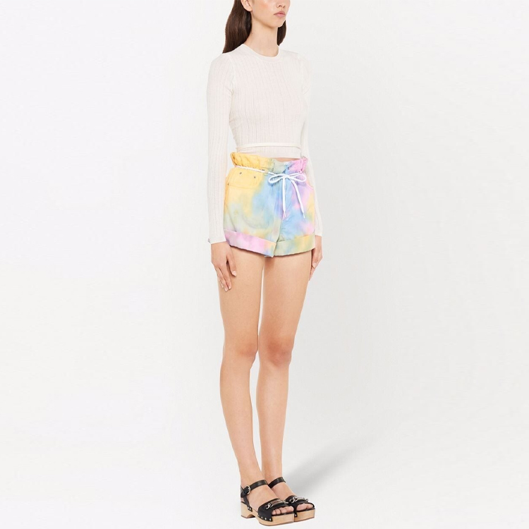 Details for (W) MIU MIU SS22 Shorts Tie-Dye Degradado en Denim. GWP427-10K1-F0055