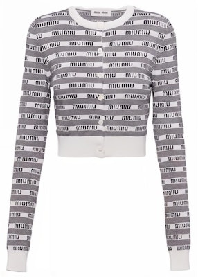 (W) Miu Miu SS23 灰色修身短款长袖毛衣. MMF711-12ZI-F0964 Buy (W) Miu Miu SS23 灰色修身短款长袖毛衣. MMF711-12ZI-F0964