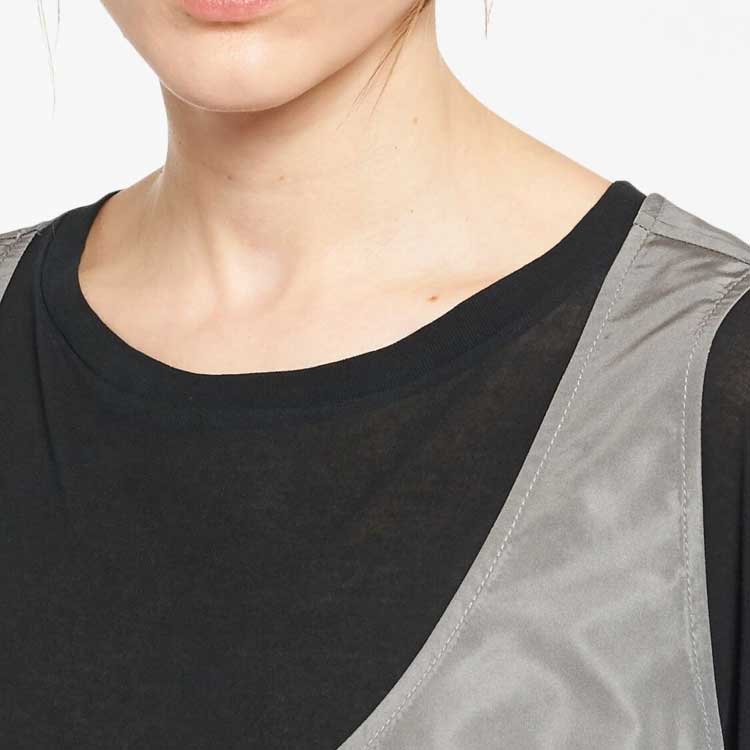 Sizing (W) MIU MIU  SS23 无袖口袋连衣裙 灰色 MF4924-121I-F0112