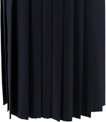 (Women) MIU MIU SS24 Navy Wool Pleated Zipper Casual Long Skirt. MG2052-11AD-F0008-S-232 Shop (Women) MIU MIU SS24 Navy Wool Pleated Zipper Casual Long Skirt. MG2052-11AD-F0008-S-232