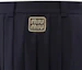 Purchase (Women) MIU MIU SS24 Navy Wool Pleated Zipper Casual Long Skirt. MG2052-11AD-F0008-S-232