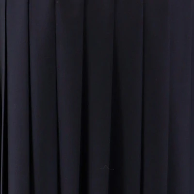 (Women) MIU MIU SS24 Navy Wool Pleated Zipper Casual Long Skirt. MG2052-11AD-F0008-S-232 Details for (Women) MIU MIU SS24 Navy Wool Pleated Zipper Casual Long Skirt. MG2052-11AD-F0008-S-232