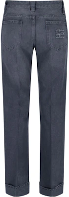 (W) MIU MIU Celana Denim Lurus Santai Warna Biru MP1820-15EF-F0031-S-OOO Lookbook (W) MIU MIU Celana Denim Lurus Santai Warna Biru MP1820-15EF-F0031-S-OOO