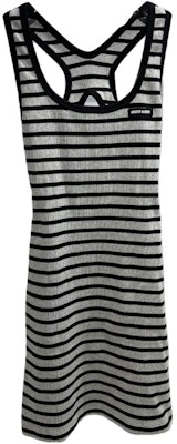 (W) MIU MIU 条纹标志无袖迷你连衣裙 - 黑色 MJA880-14EO-FOBD9-02 Order (W) MIU MIU 条纹标志无袖迷你连衣裙 - 黑色 MJA880-14EO-FOBD9-02