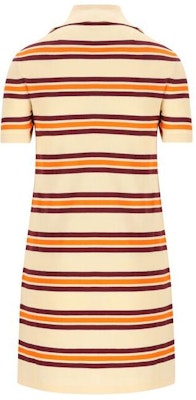 (W) MIU MIU 条纹徽标短袖迷你连衣裙 浅棕色. MMA847-14AX-F0061 Lookbook (W) MIU MIU 条纹徽标短袖迷你连衣裙 浅棕色. MMA847-14AX-F0061