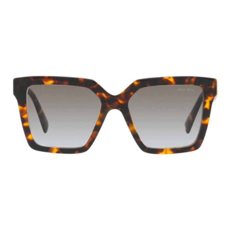 (Women) Miu Miu  Tortoiseshell Cat-Eye Acetate Sunglasses with Logo Temples SMU03YSVAU0A7 圖 3