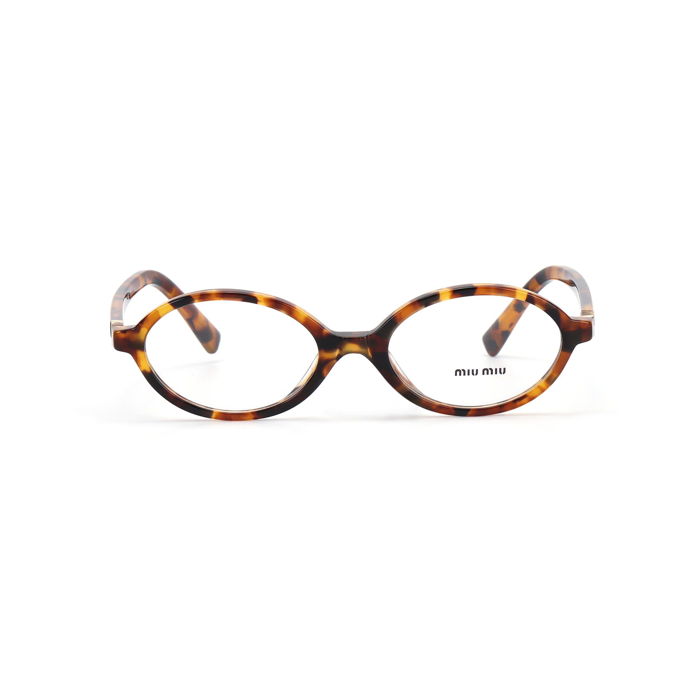 (Women) MIU MIU  Tortoiseshell Optical Glasses Irregular Acetate Frame VMU01X-19P1O1
