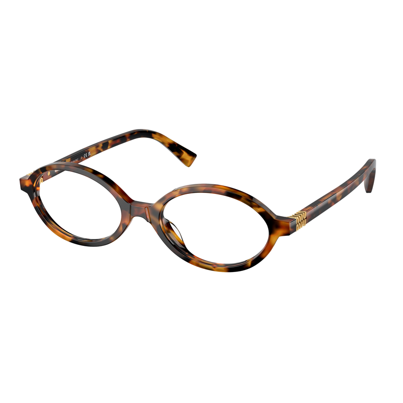 Order (W) MIU MIU トータスシェル 光学メガネ イレギュラーアセテートフレーム VMU01X-19P1O1