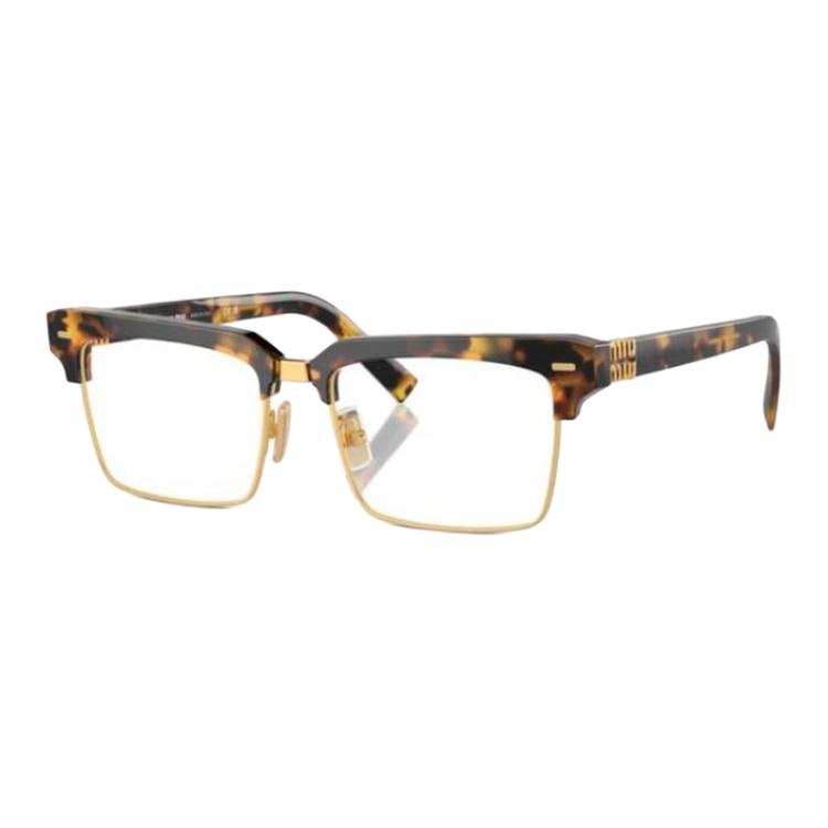 (Women) MIU MIU  Tortoiseshell Square Optical Glasses with Logo. VMU11X-VAU1O1 圖 2