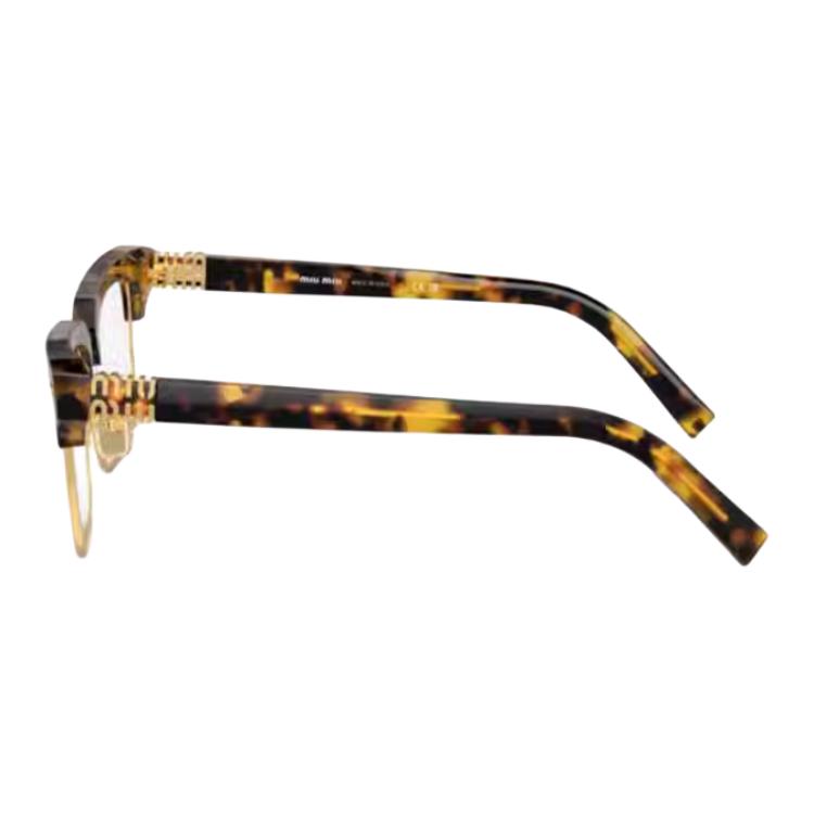(Women) MIU MIU  Tortoiseshell Square Optical Glasses with Logo. VMU11X-VAU1O1 圖 4