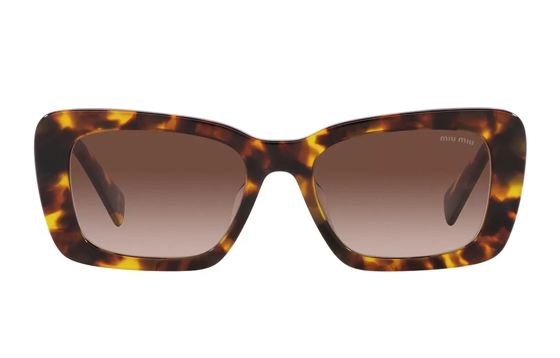 (Women) MIU MIU  Tortoiseshell Square Sunglasses with Logo Detail MU07YSVAU6S1 圖 3