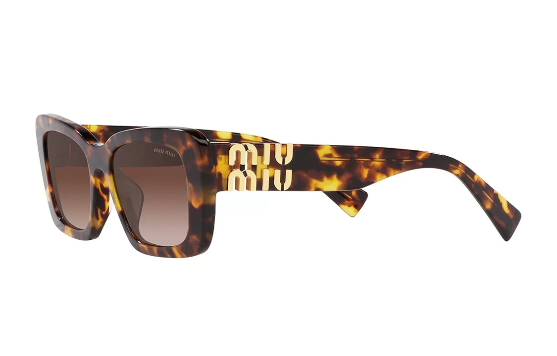 (Women) MIU MIU  Tortoiseshell Square Sunglasses with Logo Detail MU07YSVAU6S1 圖 4