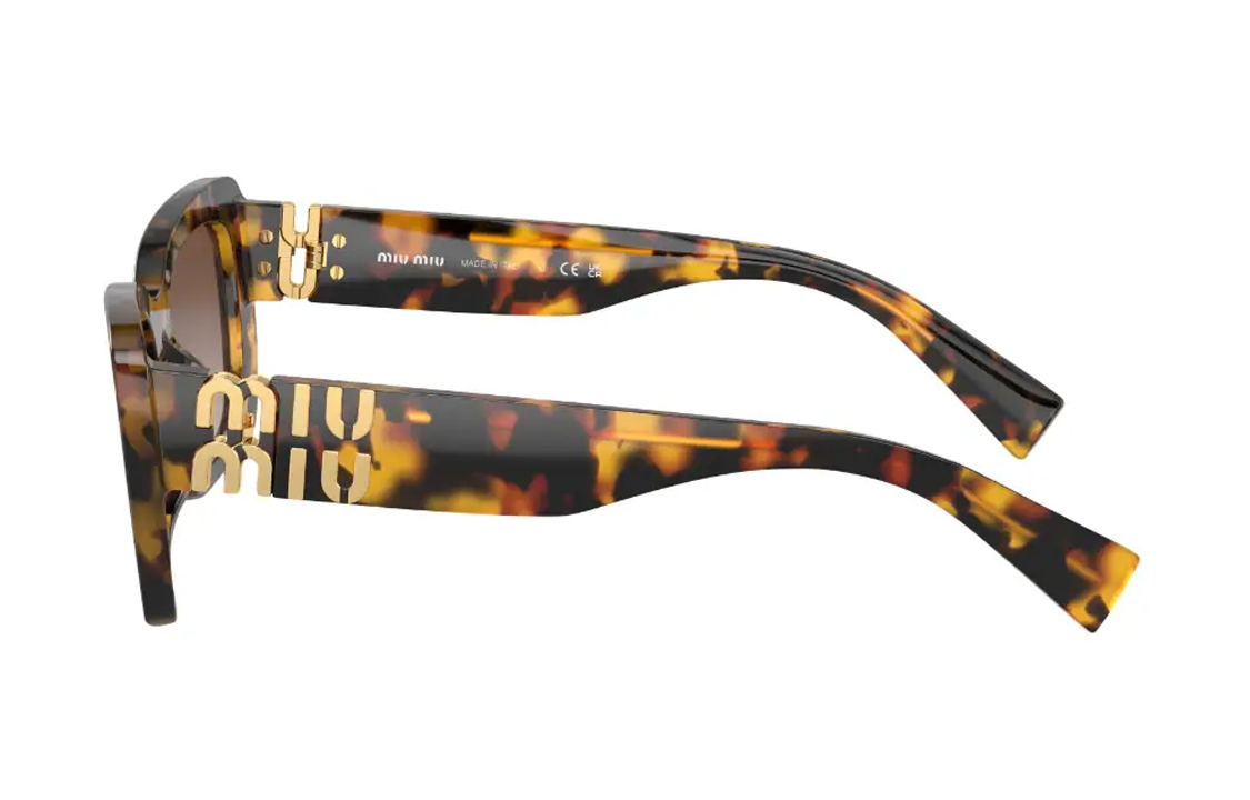 (Women) MIU MIU  Tortoiseshell Square Sunglasses with Logo Detail MU07YSVAU6S1 圖 5
