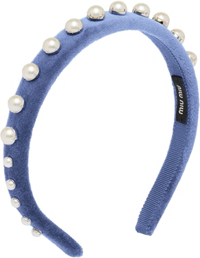 women-miu-miu-velvet-hairband-with-logo-and-pearl-embellishments-blue-5-ih-0382-f4-lf-0373