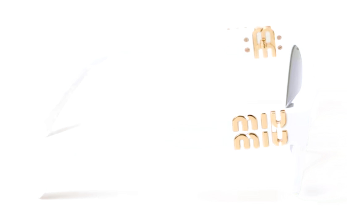 (Women) MIU MIU  White Butterfly Sunglasses with UVA & UVB Protection. SMU01Y-E142-F05S0-C-A051 圖 4