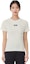 Details for (W) MIU MIU ホワイト ロゴプリント クルーネック ショートスリーブ Tシャツ MJN48314ERF0009