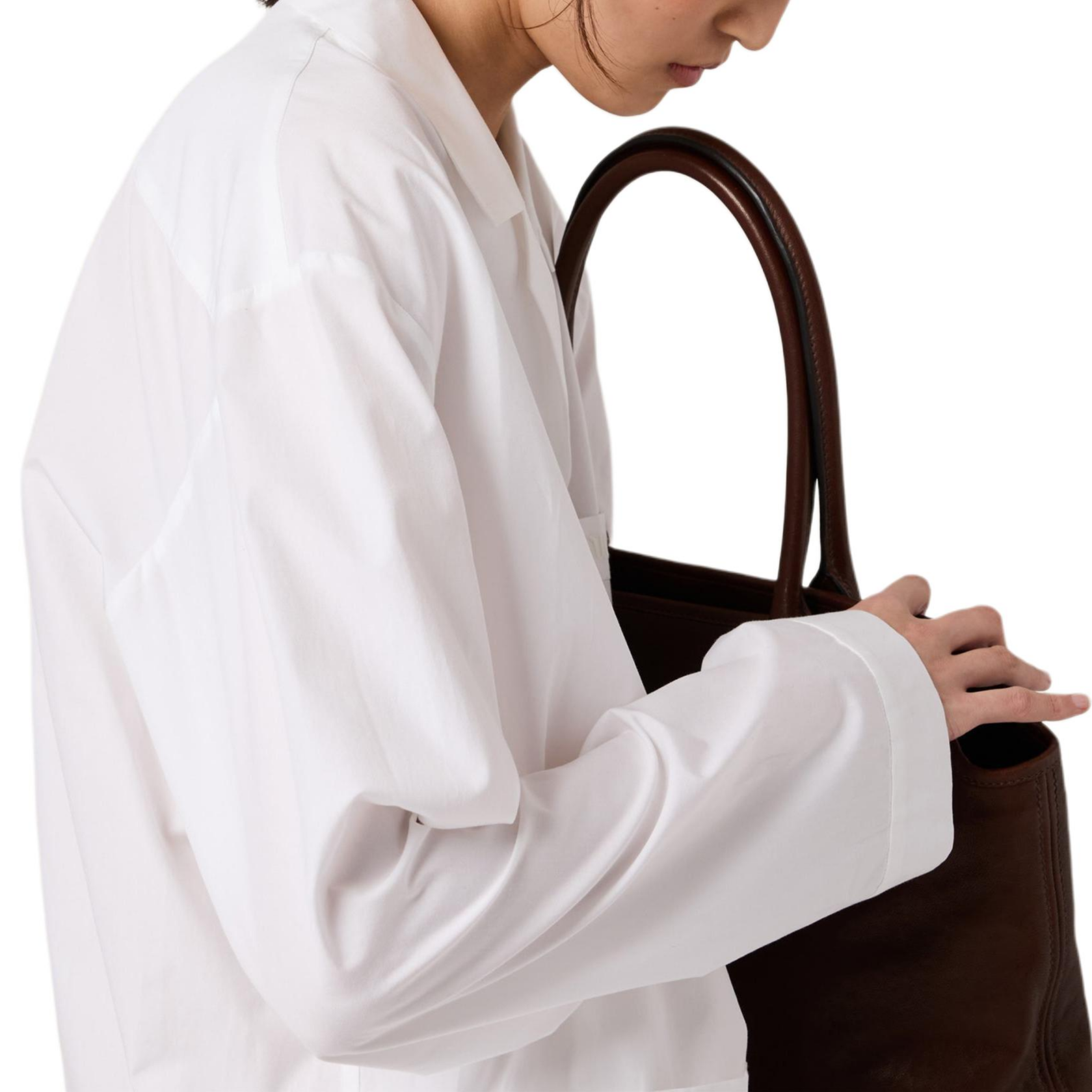 Details for (W) MIU MIU 白色寬鬆刺繡Logo長袖襯衫 MK1884-15UL-F0009-S-OOO