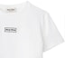Details for (W) MIU MIU Kemeja-T Lengan Pendek Logo Putih Pure Crewneck. MJN483-1YW0-F0009-S-232