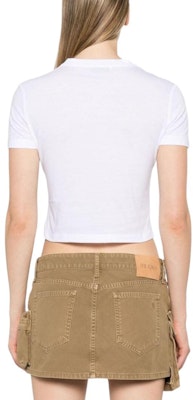 (W) MIU MIU 白色短袖圆领露脐上衣 MJN483-1YXT-F0009 Purchase (W) MIU MIU 白色短袖圆领露脐上衣 MJN483-1YXT-F0009