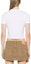 Purchase (W) MIU MIU 白色短袖圆领露脐上衣 MJN483-1YXT-F0009