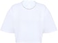 Buy (W) Camiseta Blanca MIU MIU Cuello Redondo Manga Corta SS22. MJN403-11MX-F0009