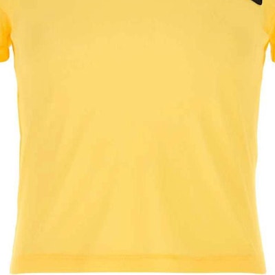 (W) MIU MIU 黃色標誌貼布短袖圓領T恤 FW24 MJN466-13VO-F0010 Details for (W) MIU MIU 黃色標誌貼布短袖圓領T恤 FW24 MJN466-13VO-F0010