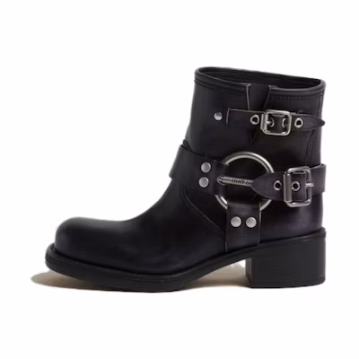 (W) MIU MIU Ankle Boot 'Fashion CMFT Black'