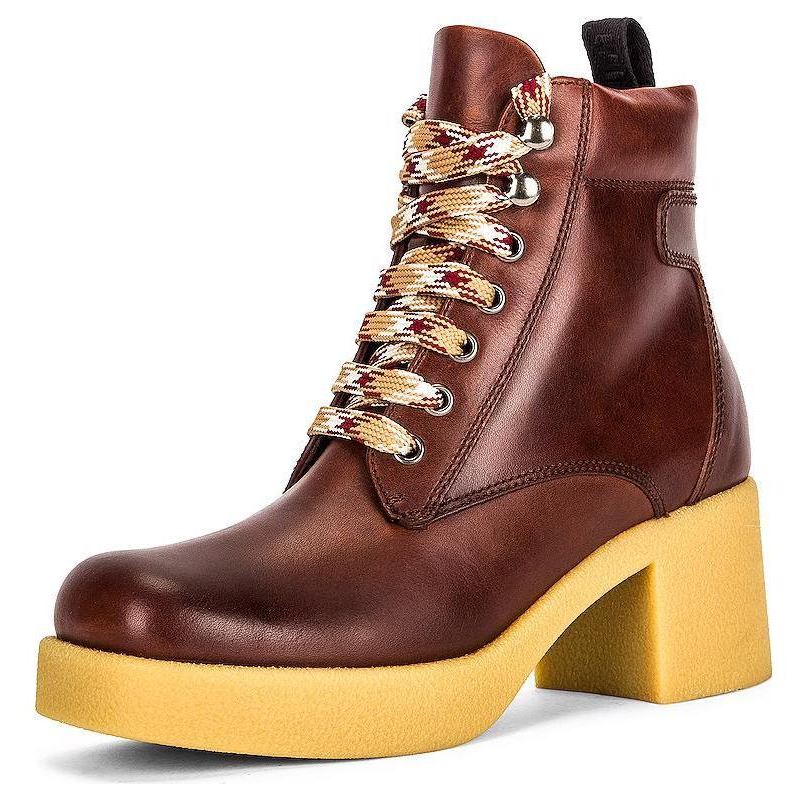 (W) MIU MIU Ankle Boot 'Fashion Suede Brown' 圖 3