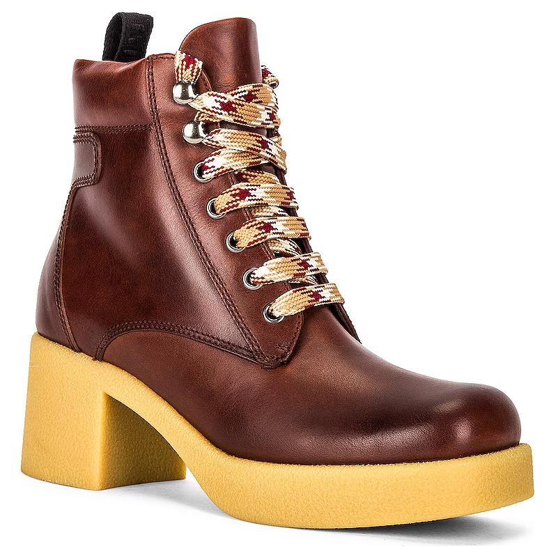 (W) MIU MIU Ankle Boot 'Fashion Suede Brown' 圖 4