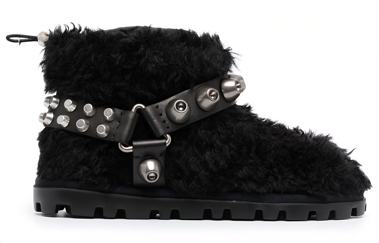 (W) MIU MIU Ankle Boots 'Black Studs' 圖 2