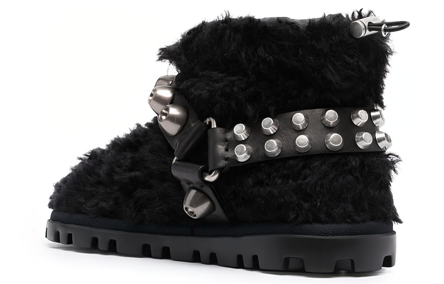 (W) MIU MIU Ankle Boots 'Black Studs' 圖 4