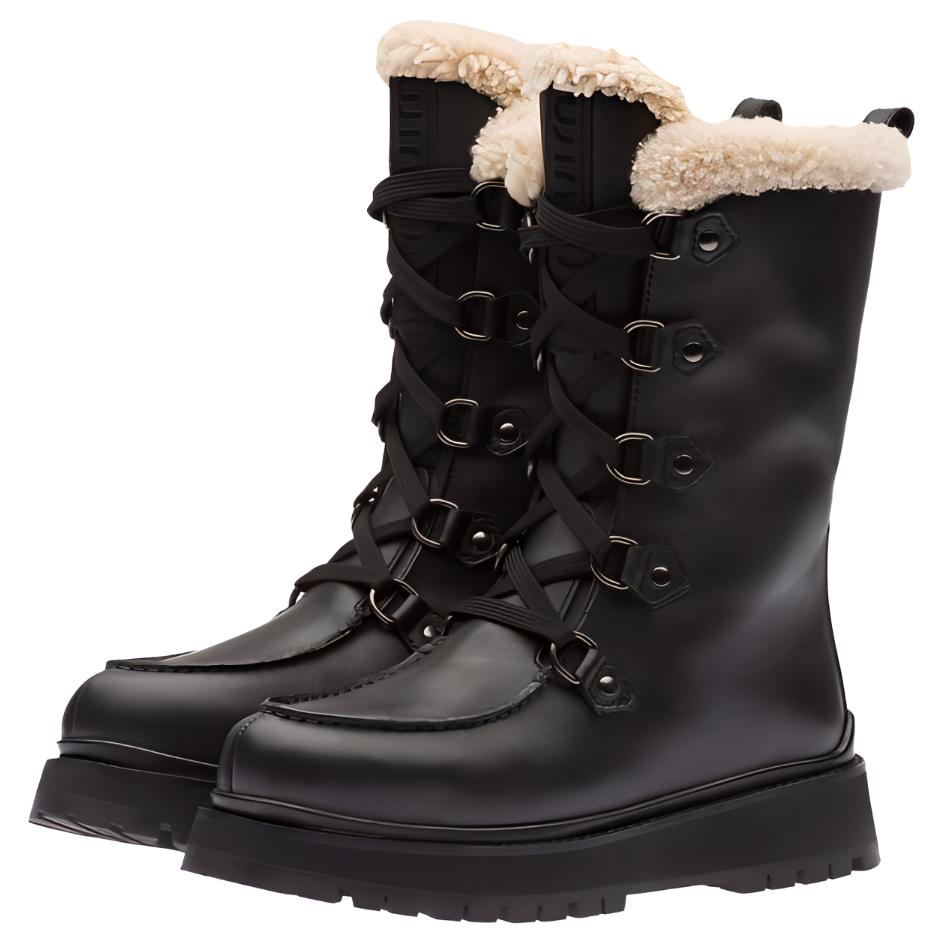 (W) MIU MIU Ankle Boots 'Deep Black' 圖 3