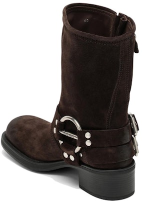 (W) 미우미우 패션 버클 브라운 앵클부츠 5U845D_0B2_F0003 Purchase (W) 미우미우 패션 버클 브라운 앵클부츠 5U845D_0B2_F0003