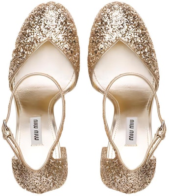 (Women) MIU MIU Ankle Strap Glitter Pumps 'Pyrite Yellow' 5I730D_36B_F0846_F_100 Purchase (Women) MIU MIU Ankle Strap Glitter Pumps 'Pyrite Yellow' 5I730D_36B_F0846_F_100