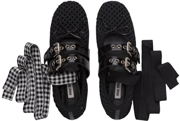 (W) Bailarinas MIU MIU 'Black Knit Fashion' Negras de Punto 5F737D_1E46_F0002_F_005 Purchase (W) Bailarinas MIU MIU 'Black Knit Fashion' Negras de Punto 5F737D_1E46_F0002_F_005