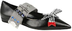 Shop (W) MIU MIU Ballerine in Pelle Nera 5F684B_XUI_F0N11