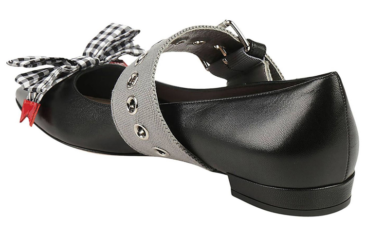 Purchase (W) MIU MIU Ballerine in Pelle Nera 5F684B_XUI_F0N11