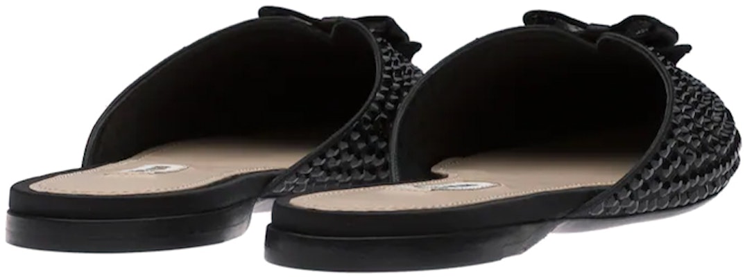 (Women) MIU MIU Ballet Flats 'Black Satin' 5F466D_049_F0002_F_005 Lookbook (Women) MIU MIU Ballet Flats 'Black Satin' 5F466D_049_F0002_F_005